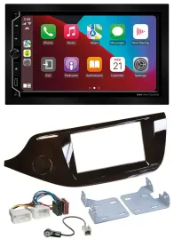 ESX 2DIN DAB USB MP3 Bluetooth Autoradio für Kia Ceed ab 12 glänzend