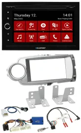Blaupunkt 2DIN Lenkrad Bluetooth USB TMC DAB Navigation für Toyota Yaris 2011-20