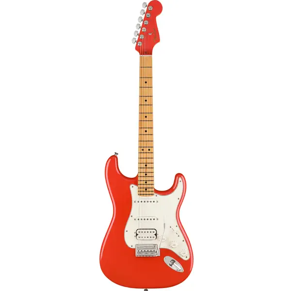 Электрогитара Fender Player Stratocaster Maple FB Fiesta Red
