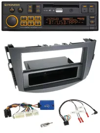 Автомагнитола для Toyota RAV4 Pioneer DAB, USB, Bluetooth, совместима с кнопками на руле (2011–2013)