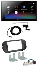 Pioneer DAB MP3 Bluetooth 2DIN USB Autoradio für Kia Soul ab 14 PS schwarz