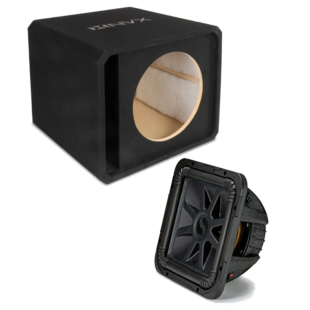 Сабвуфер пассивный для авто NVX NE151P 15" slot ported, 3/4" MDF, single, с Solo-Baric сабвуфером