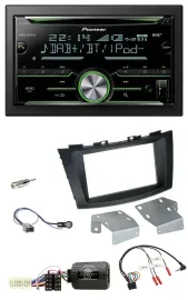 Автомагнитола Pioneer 2DIN, Bluetooth, DAB, USB, CD для Suzuki Swift (с 2011)