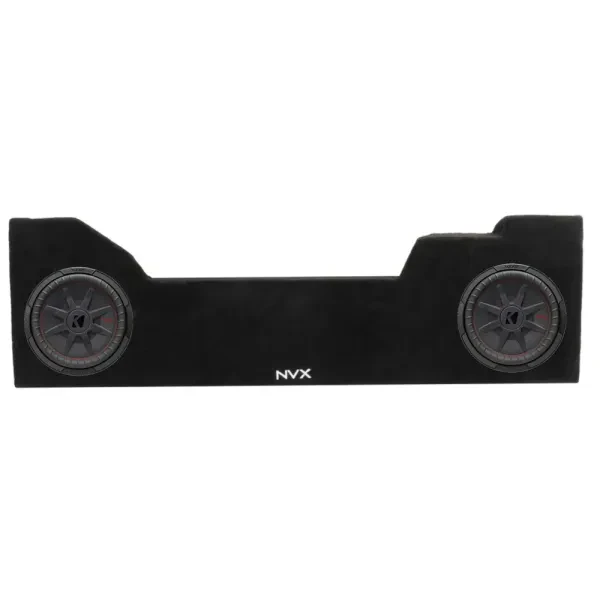 NVX VE-GM-SLVDCG3-D12S Dual 12" Sealed Enclosure with Two CWRT122 Subwoofer