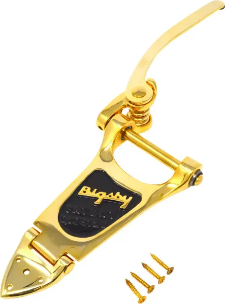 Bigsby B3 B3GLH Vibrato/Tremolo Tailpiece, LEFT-HANDED, GOLD