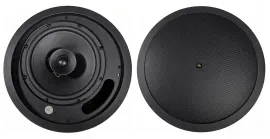 (2) JBL Control 18C/T-BK 8" 70v Commercial Black Ceiling Speakers For Restaurant