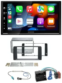 Kenwood DAB USB Bluetooth 2DIN MP3 Autoradio für MAN TGA TGX TGL TGM TGS 2017-20