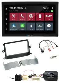 Blaupunkt DAB Bluetooth USB Lenkrad 2DIN Autoradio für Mitsubishi L200 06-15