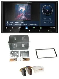 Kenwood Bluetooth 2DIN USB DAB MP3 Autoradio für Kia Optima Magentis 05-10