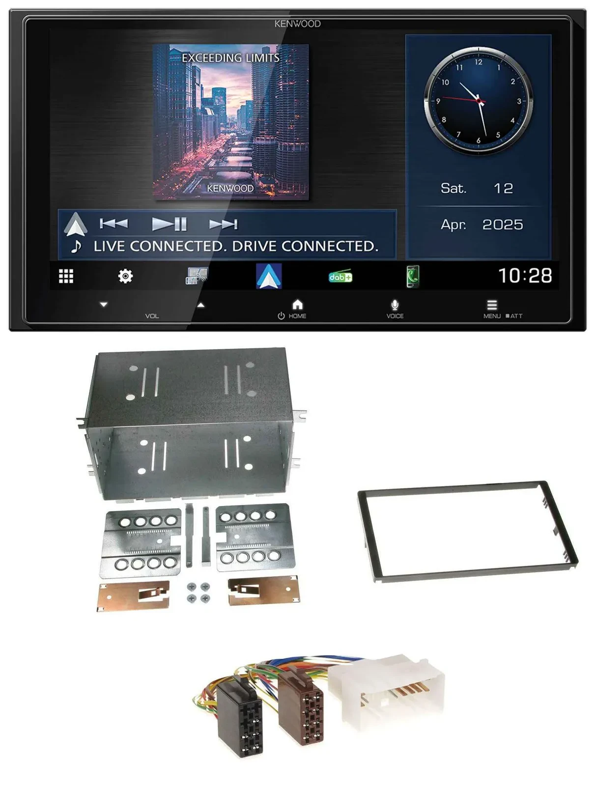 Kenwood Bluetooth 2DIN USB DAB MP3 Autoradio für Kia Optima Magentis 05-10