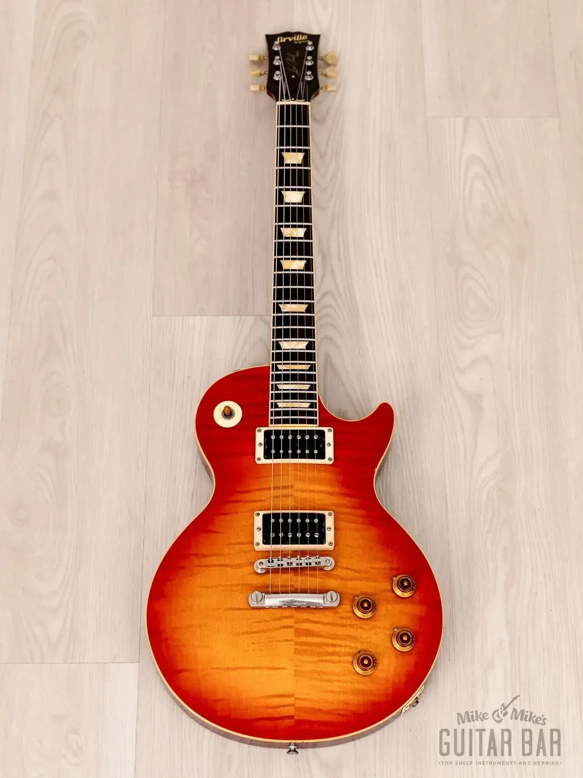 Электрогитара Orville Les Paul Standard LPS-59R HH Cherry Sunburst w/gigbag Japan 1993