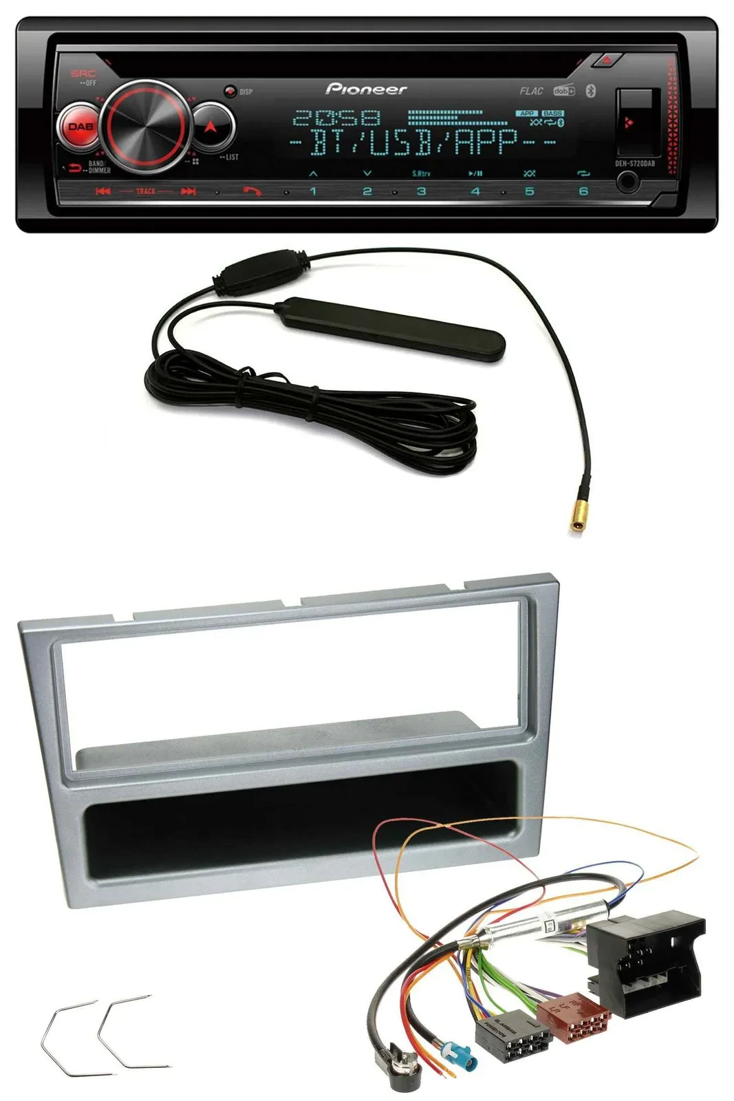 Pioneer USB DAB MP3 Bluetooth CD Autoradio für Opel Combo C Corsa C Tigra Meriva