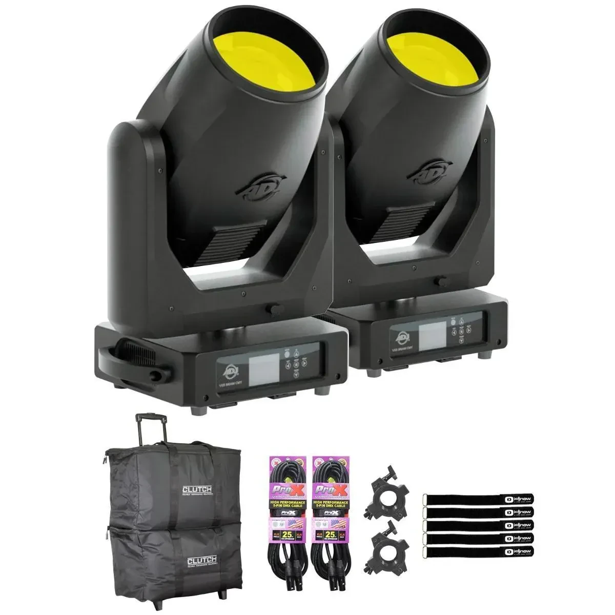 Прибор с полным движением American DJ VIZI BEAM CMY с аксессуарами (пара)