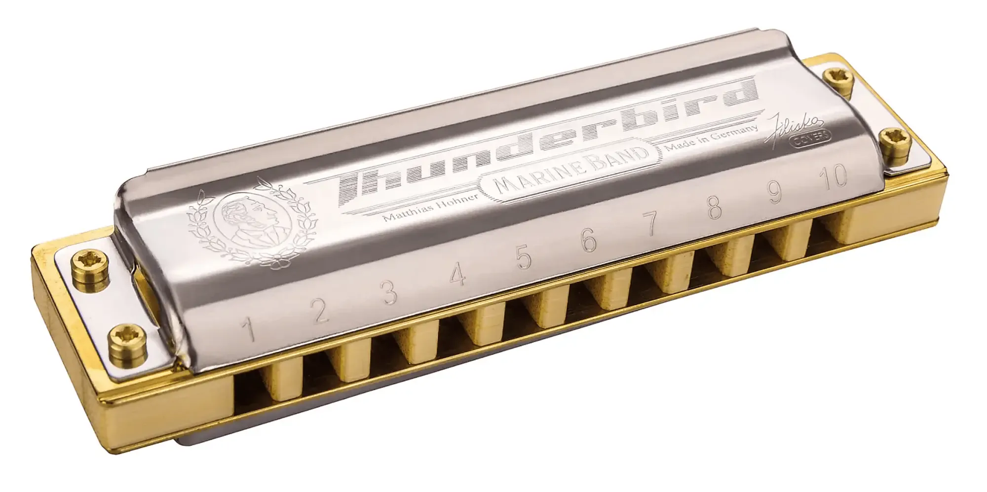 Губная гармошка диатоническая Hohner Marine Band Thunderbird C Low