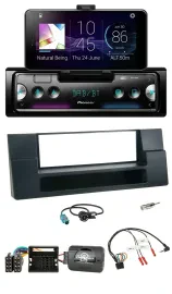 Pioneer USB Lenkrad Bluetooth DAB Autoradio für BMW 5er E39 X5 Quadlock Ablage