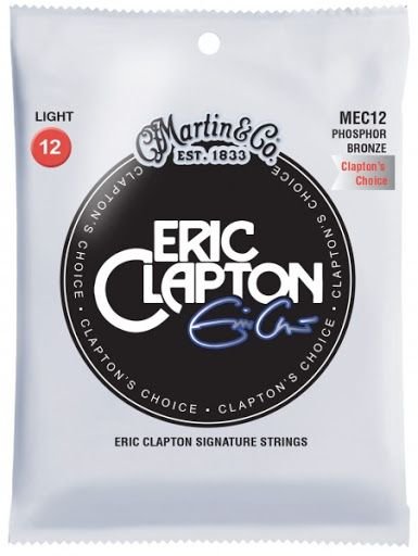 Струны для акустической гитары Martin 41MEC12 Eric Clapton 12-54