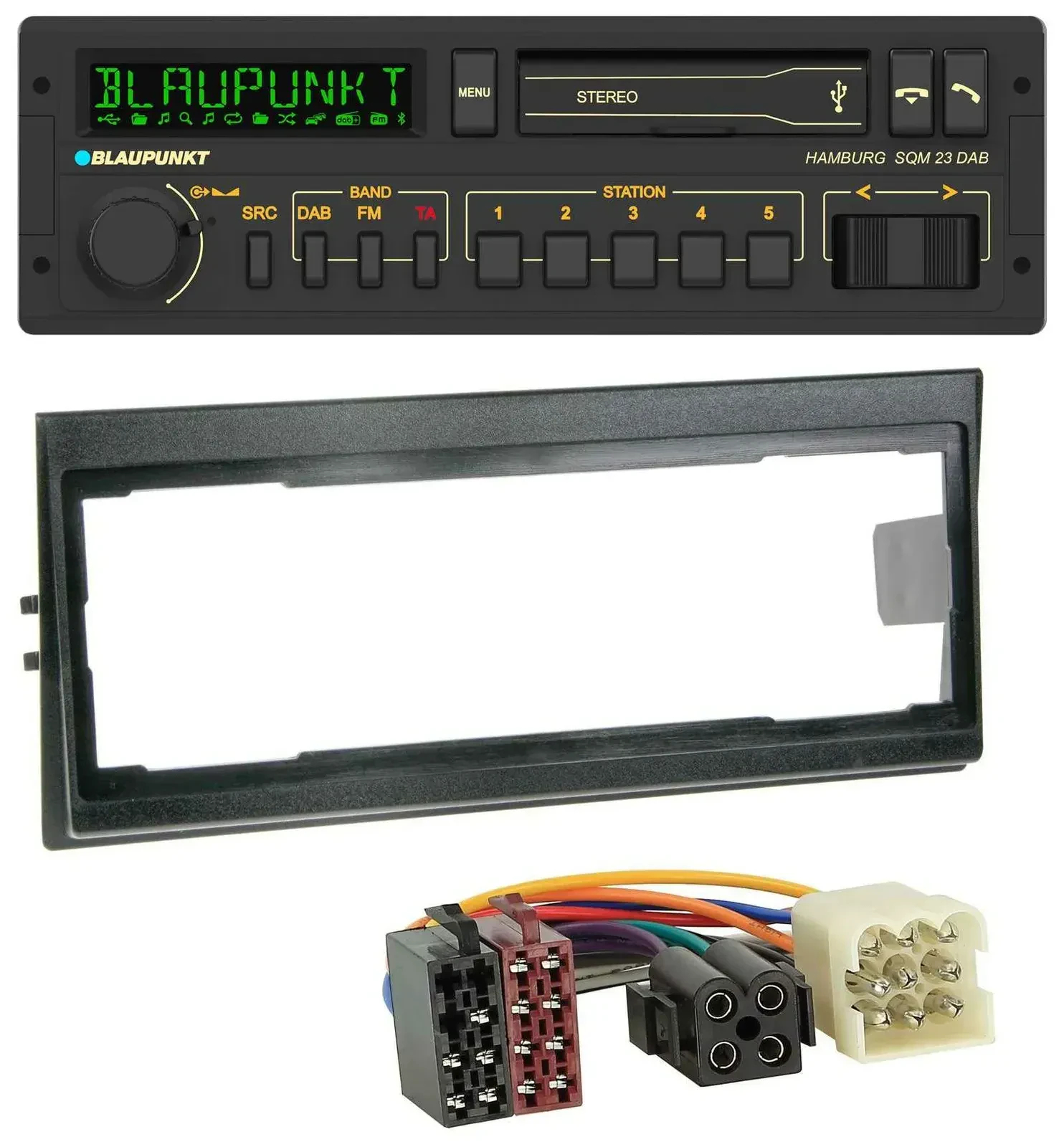 Blaupunkt USB DAB Bluetooth MP3 Autoradio für Volvo 740, 760 (1982-1992)