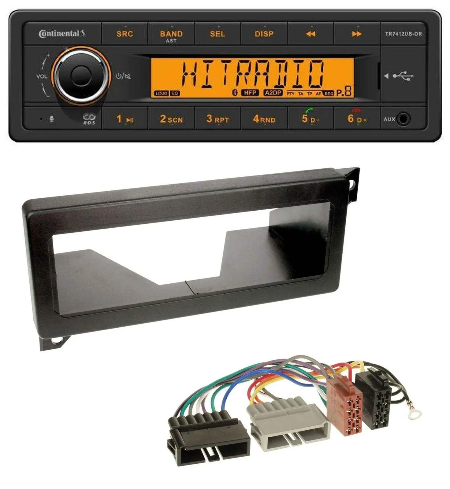 Continental MP3 Bluetooth AUX USB Autoradio für Chrysler Voyager Vision Neon Jee
