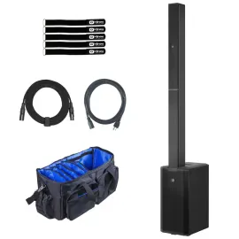 LD Systems MAUI 11 G3 Black Portable Powered Active Column PA System Pack