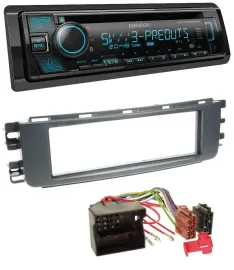 Автомагнитола для Smart ForFour (454, 2004–2006) Kenwood Bluetooth, USB, CD, MP3, DAB