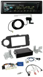 Pioneer MP3 Lenkrad CD USB DAB Autoradio für Toyota Yaris ab 2014 schwarz 28-Pin