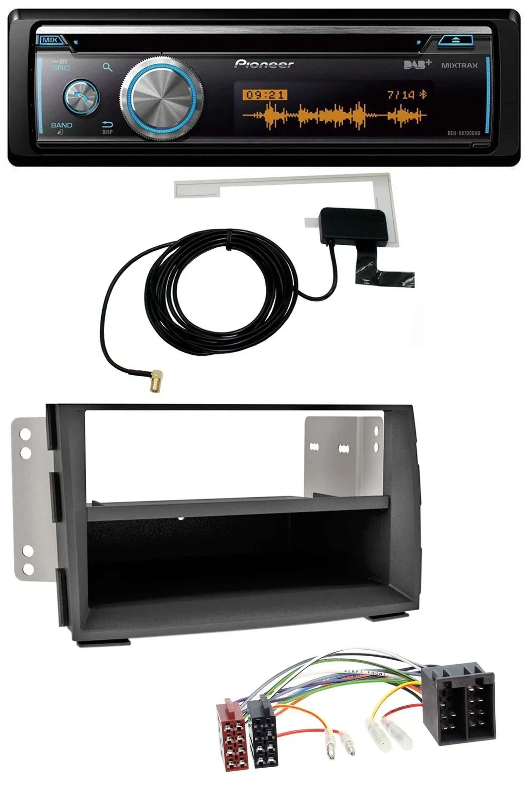 Автомагнитола для Kia Venga Pioneer Bluetooth, DAB, CD/MP3, USB