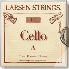 Larsen Strings Original Cello String Set 1/2 Size, Medium