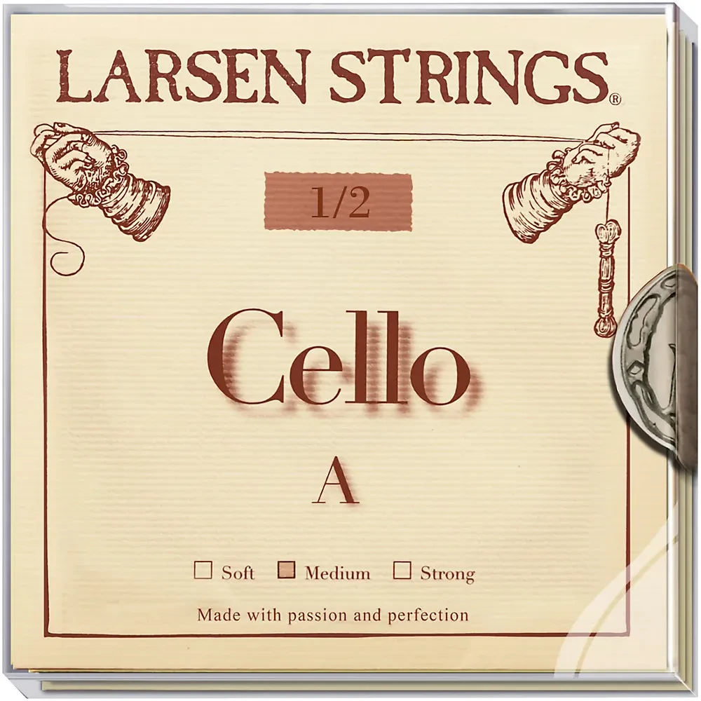Larsen Strings Original Cello String Set 1/2 Size, Medium
