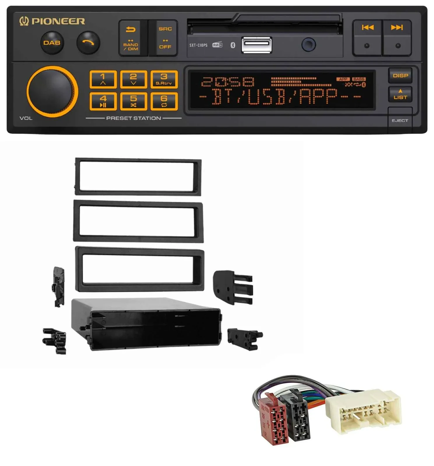 Pioneer DAB MP3 USB Bluetooth Autoradio für Nissan Xterra (2000-2004)