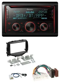 Pioneer 2DIN DAB MP3 Bluetooth USB CD Autoradio für Toyota Aygo (2014-2021)