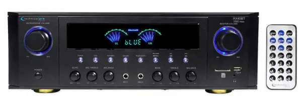 Technical Pro RX45BT Hybrid Pro Amplifier Receiver w/Bluetooth USB/SD+Remote