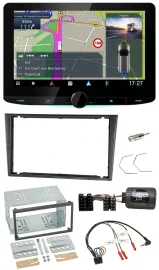 Kenwood Bluetooth DAB TMC 2DIN Lenkrad USB Navigation für Opel Corsa C 200-2004