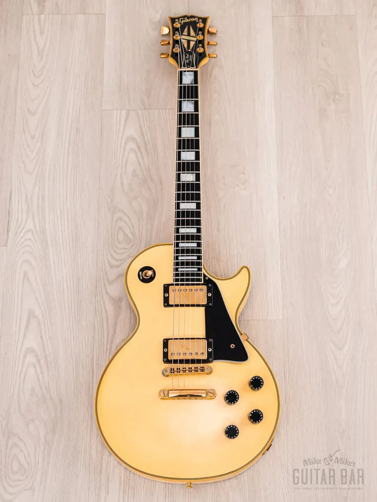 Электрогитара Gibson Les Paul Custom HH Alpine White w/case USA 1989