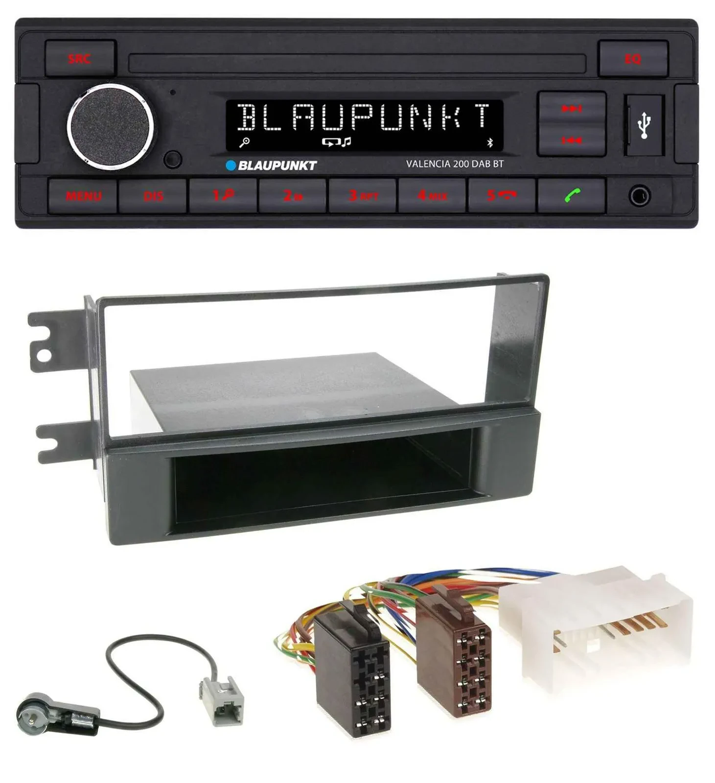 Blaupunkt DAB MP3 Bluetooth USB Autoradio für Kia Cerato (ab 2007)