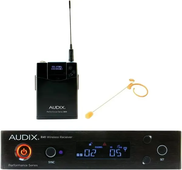 Микрофонная радиосистема Audix AP41HT7BG Headset Wireless System w/ Beige HT7 Omni Condenser Mic, 518-554