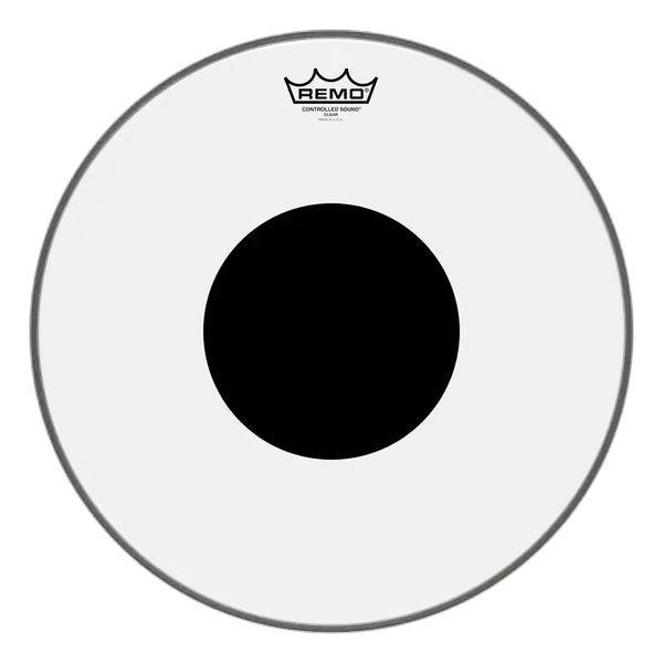 Пластик для барабана Remo 16" Controlled Sound Clear Black Dot