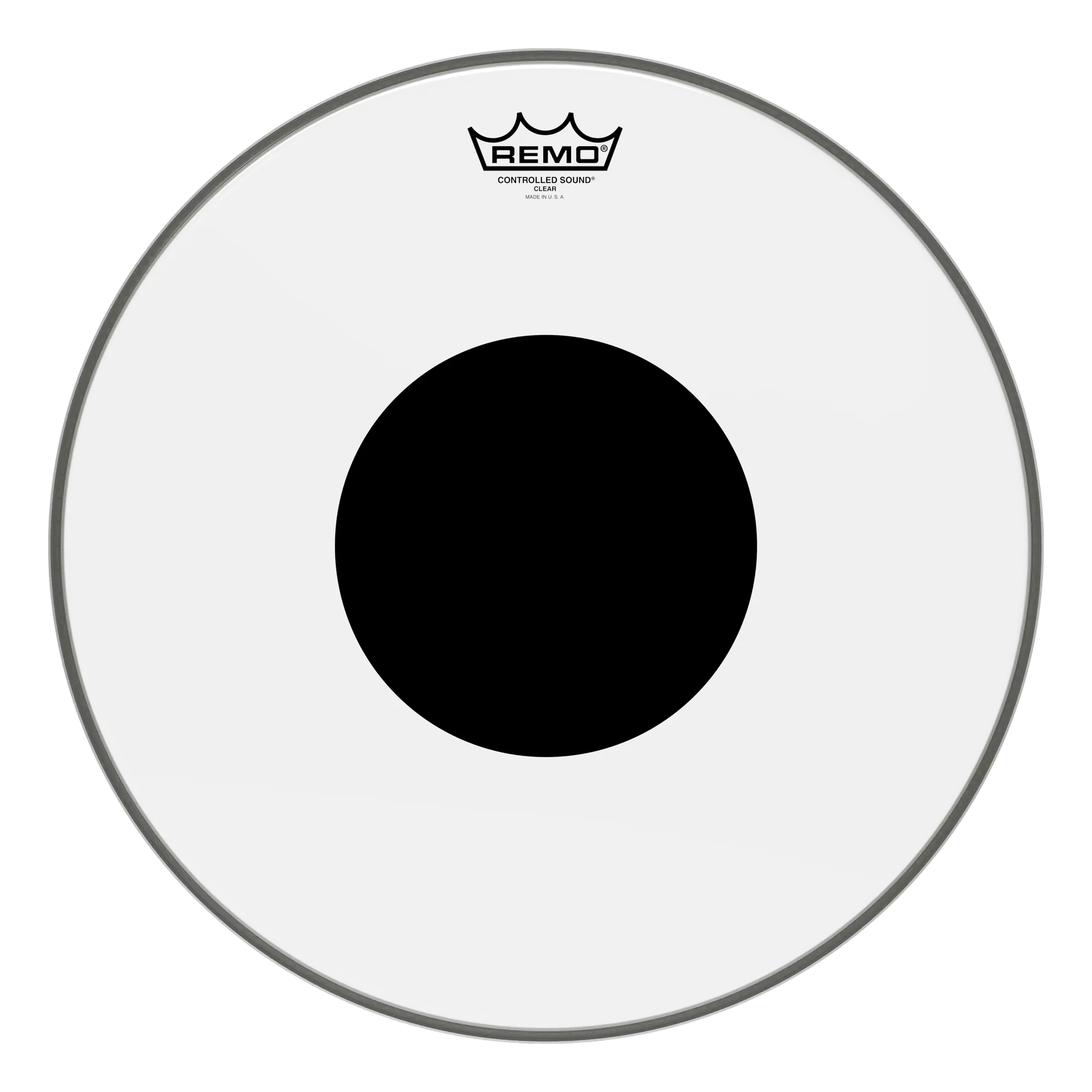 Пластик для барабана Remo 16" Controlled Sound Clear Black Dot