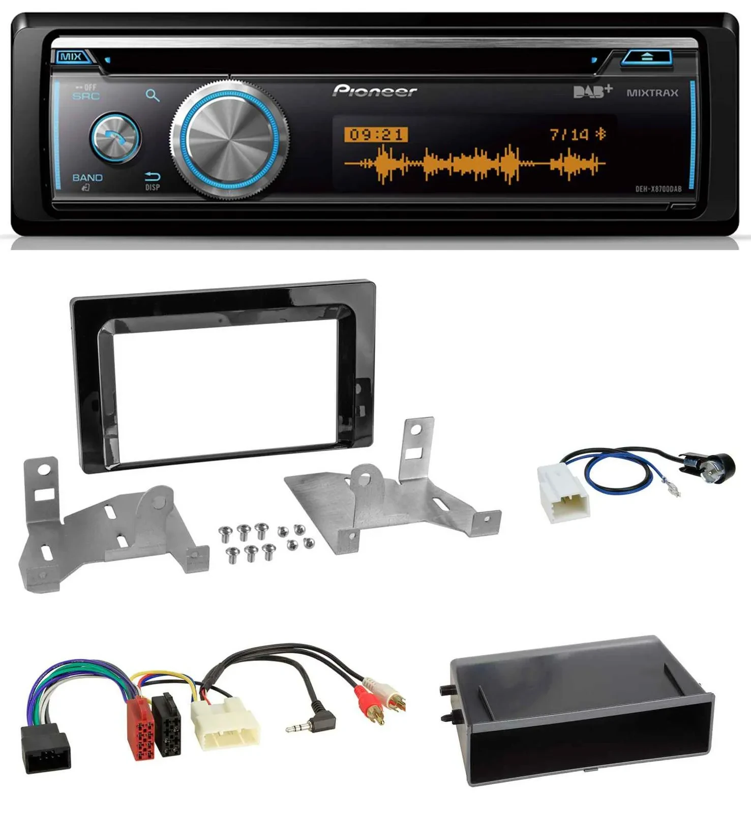 Автомагнитола для Toyota Aygo (AB7, с 2022) Pioneer MP3, DAB, USB, CD, Bluetooth