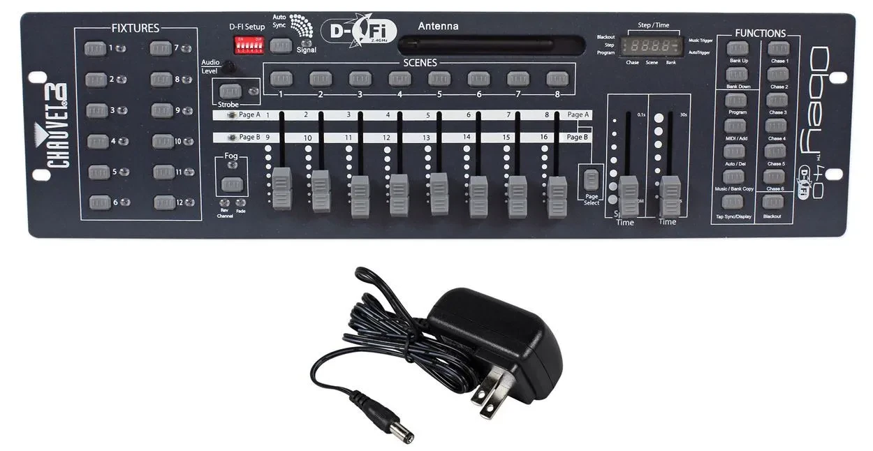 Б/У DMX-пульт Chauvet DJ Obey 40 D-Fi 2.4, беспроводной DMX, MIDI