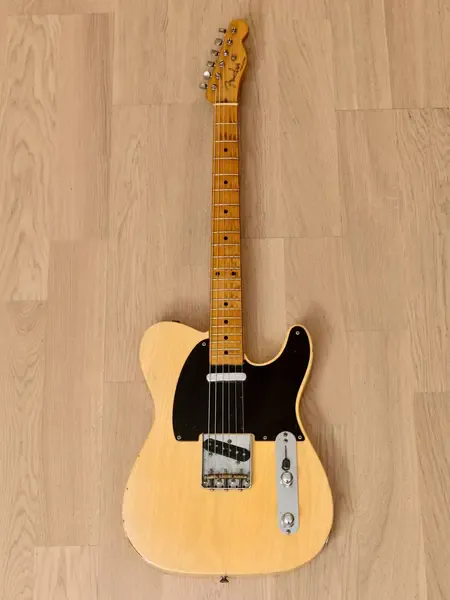 Электрогитара Fender Telecaster Blackguard SSS Butterscotch Blonde w/case USA 1954