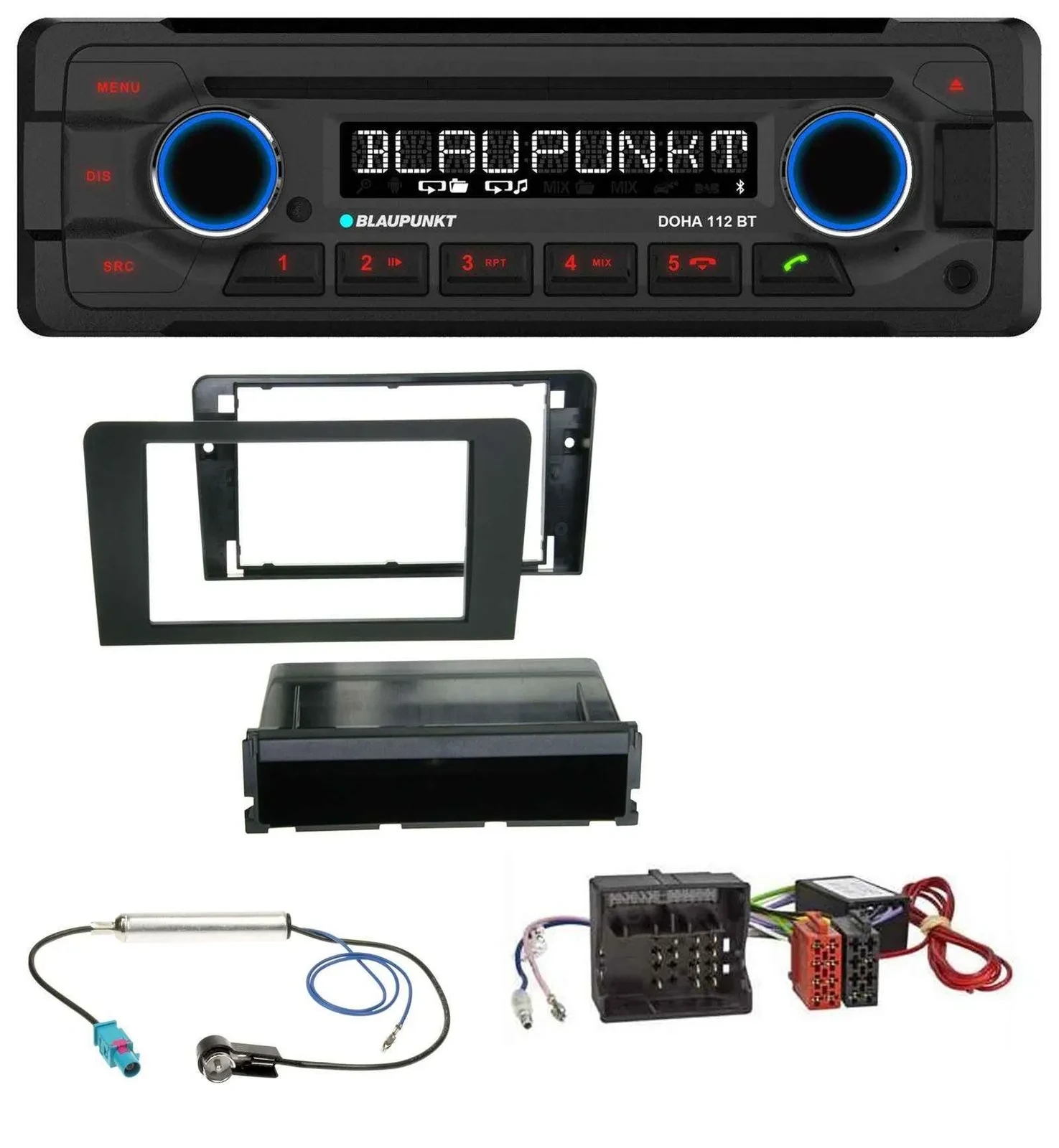 Blaupunkt AUX MP3 CD Bluetooth USB Autoradio für Audi A3 8P 06-12 Symphony Aktiv