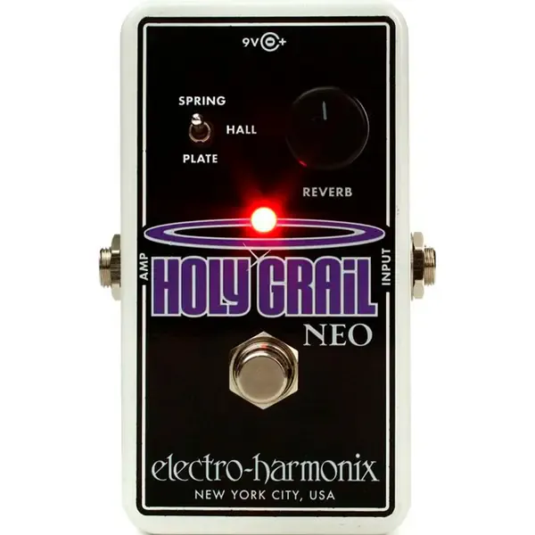 Педаль эффектов для электрогитары Electro-Harmonix Holy Grail Neo Reverb Effect Pedal