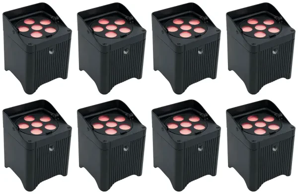Светодиодный прибор Chauvet DJ Freedom Par T6 Black (8 штук)