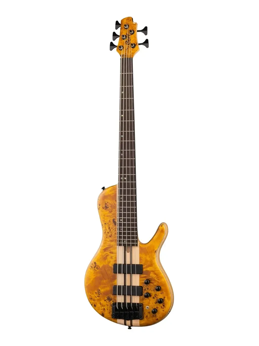 Бас-гитара Cort A5 Plus SC Amber Open Pore