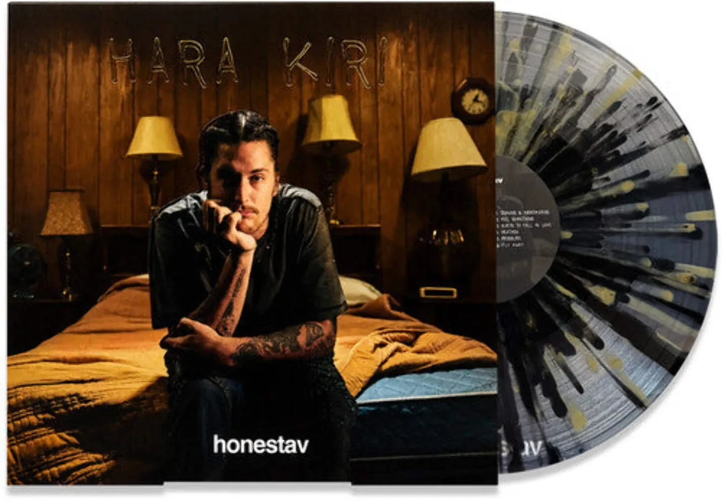 Honestav - Hara-Kiri [Black/ Gold Splatter Vinyl]