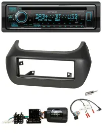 Kenwood Lenkrad Bluetooth DAB USB CD Autoradio für Fiat Fiorino Citroen Nemo Peu
