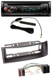 Автомагнитола для Renault Megane/Scenic (до 2003) Pioneer USB DAB MP3 Bluetooth CD, черный