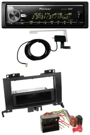 Автомагнитола Pioneer Bluetooth DAB USB MP3 для Mercedes Sprinter (с 2006) Rubbertouch