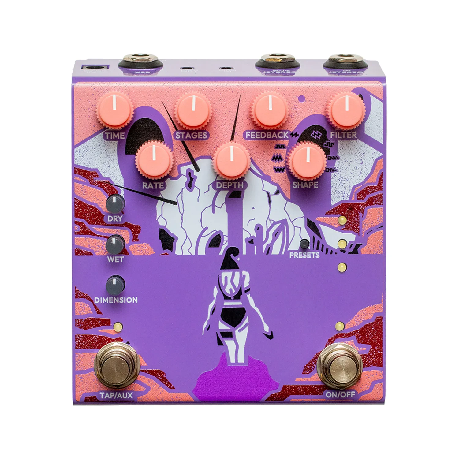 Педаль эффектов для электрогитары Old Blood Noise Endeavors Bathing Liminal Delay Orchid