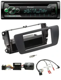 Pioneer USB MP3 DAB Lenkrad CD Autoradio für Seat Ibiza nitschwarz